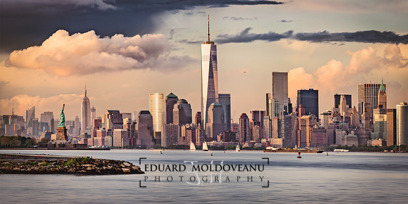 Financial center panorama